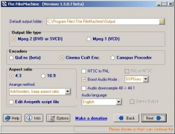 The FilmMachine screenshot